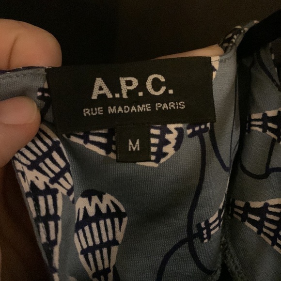 APC Blue Pattern Dress - Picture 4 of 4